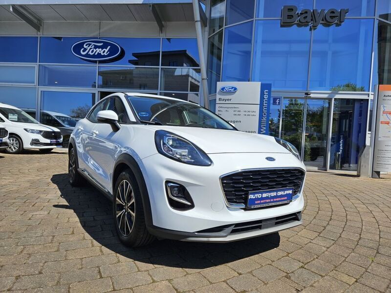 Frozen white Gebraucht 2021 Ford Puma Titanium SUV | 15.290 € (Guter Preis) - Bild 1/4