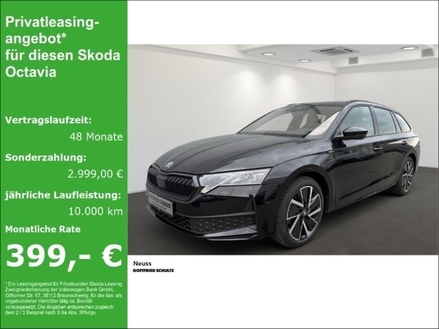 Schwarz Neu 2024 Skoda Octavia SportLine Kombi | 43.980 € - Bild 1/4