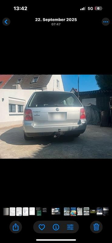 Second-hand VW Passat 170 CP (125 kW) 2004 Argintiu Break