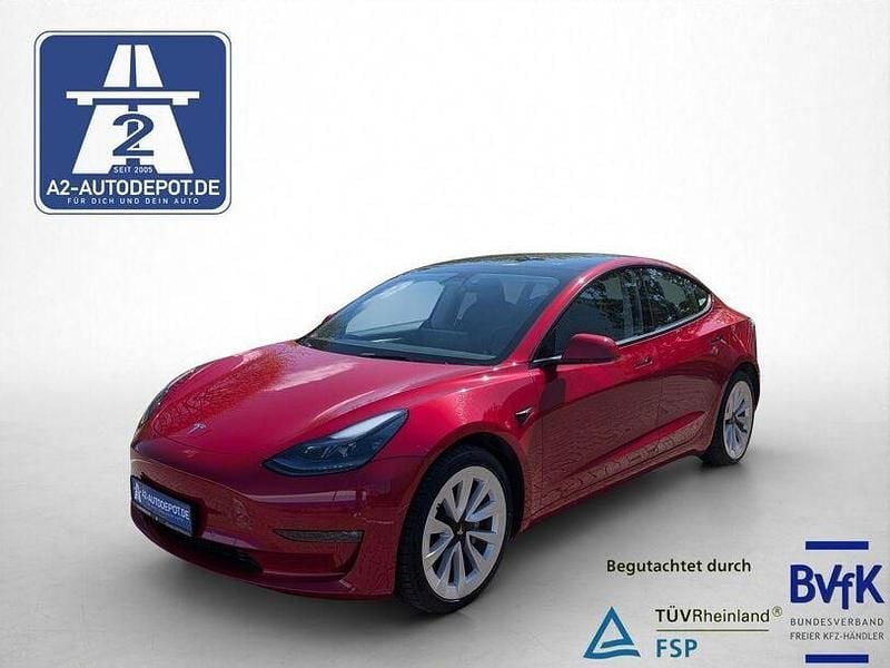 Second-hand Tesla Model 3 366 kW (498 CP) 2021 Roșu Berlinǎ