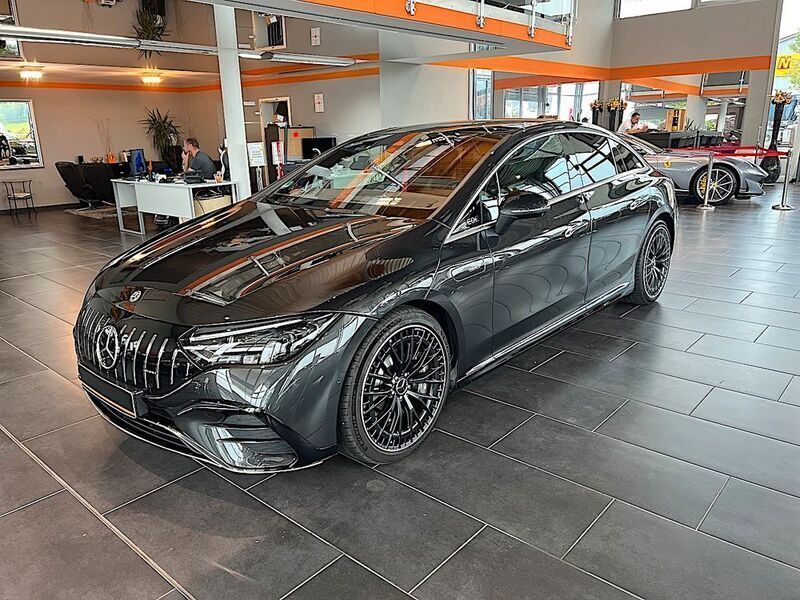 Grau Gebraucht 2022 Mercedes EQE AMG 43 AMG Limousine | 59.900 € (Superpreis) - Bild 1/4