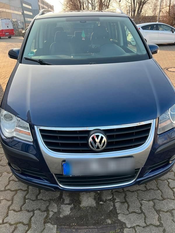 Blau Gebraucht 2008 VW Touran Van / Kleinbus | 6.500 € - Bild 1/4
