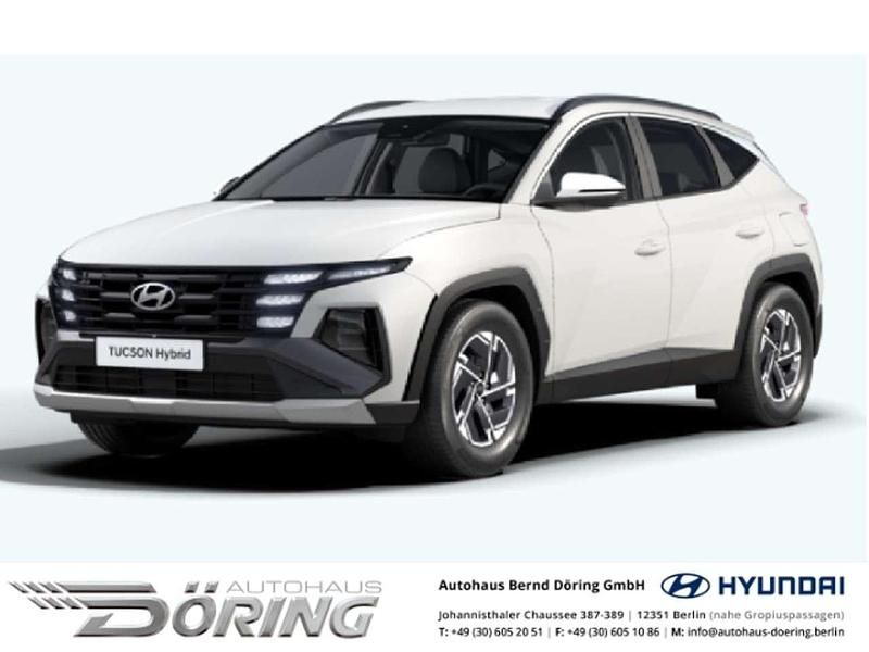 Atlas white / sol Neu 2024 Hyundai Tucson Turbo SUV | 42.800 € (Teuer) - Bild 1/1
