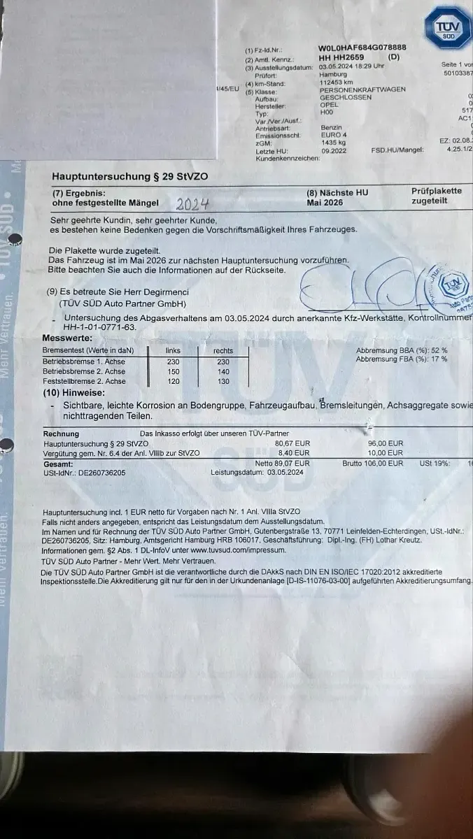 Gebraucht Opel Agila 60 PS (44 kW) 2004 Weiß Van / Kleinbus