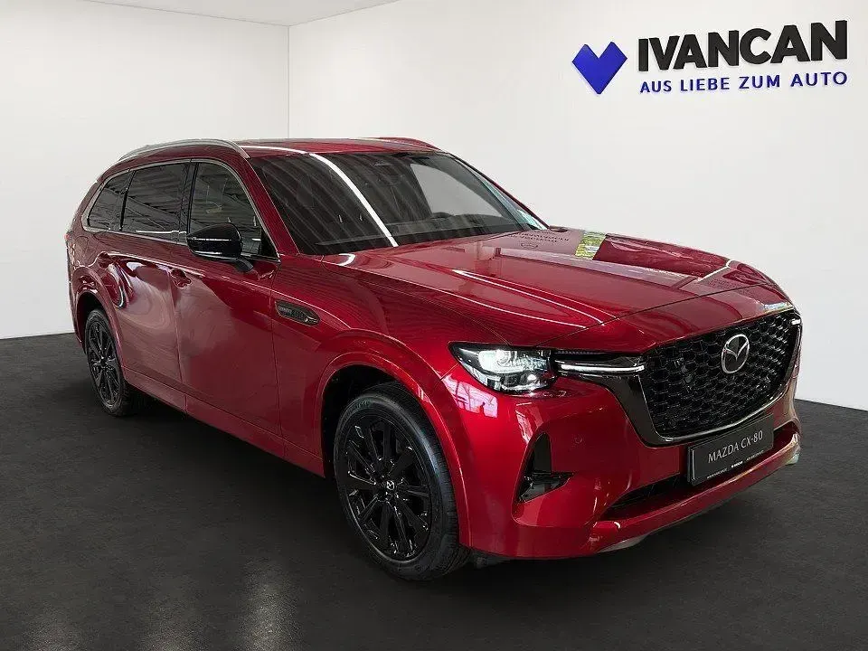 Neu Mazda CX-80 Homura-Line 328 PS (241 kW) 2025 Rot SUV