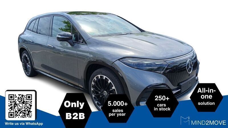 Grau Gebraucht 2023 Mercedes EQS450+ AMG line SUV | 82.891 € (Guter Preis) - Bild 1/3