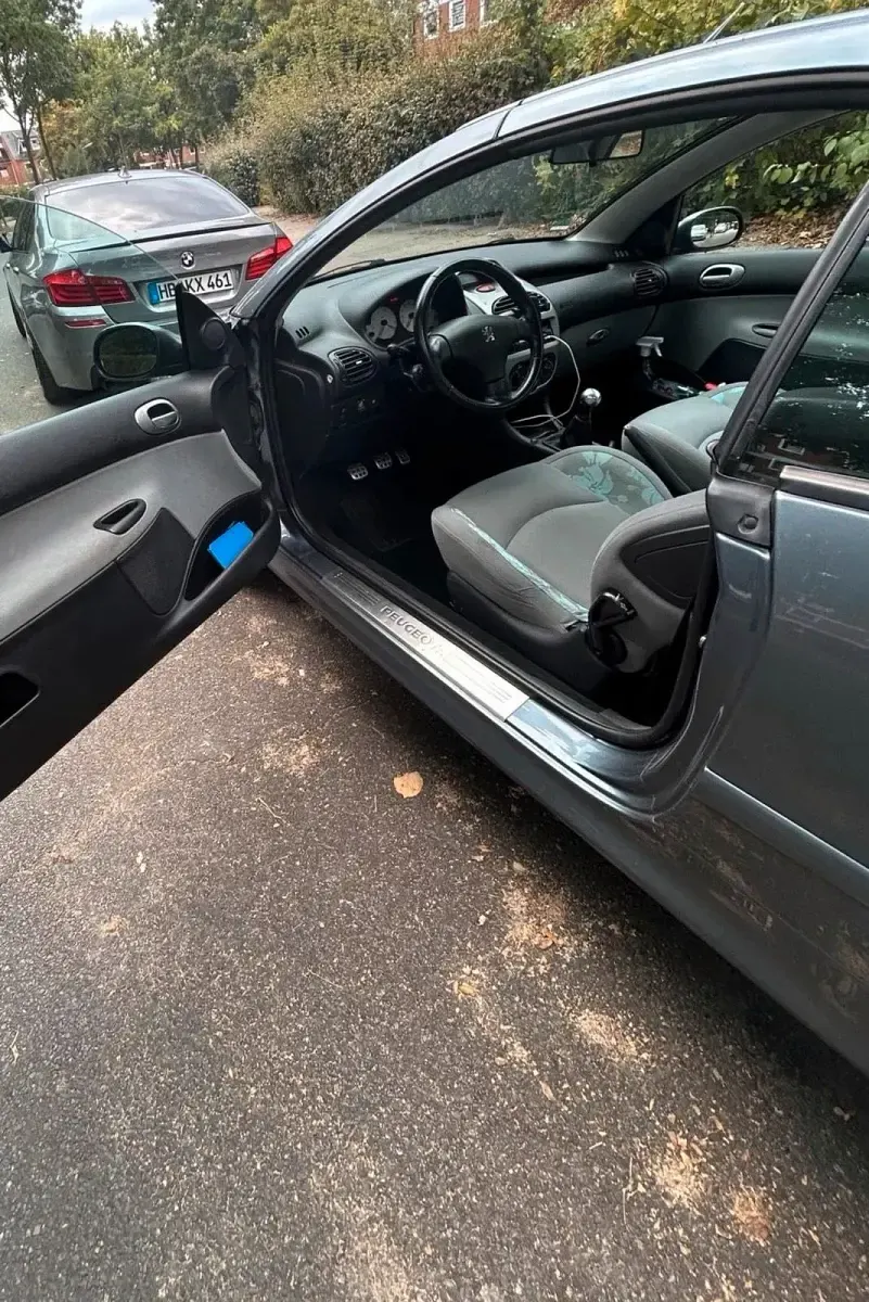 Używany Peugeot 206 109 KM (80 kW) 2007 Szary Kabriolet