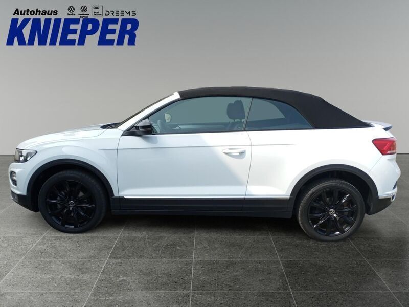 Gebraucht VW T-Roc Cabriolet Style 110 PS (80 kW) 2021 Weiß Cabrio