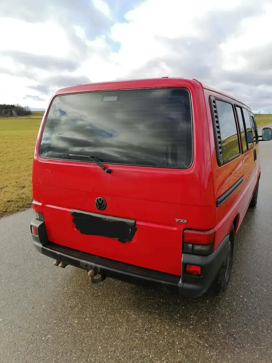 Gebraucht VW T4 1999 Rot Van