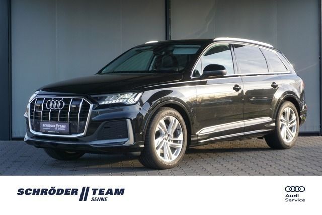 Schwarz Gebraucht 2022 Audi Q7 S-Line SUV | 69.480 € (Teuer) - Bild 1/4