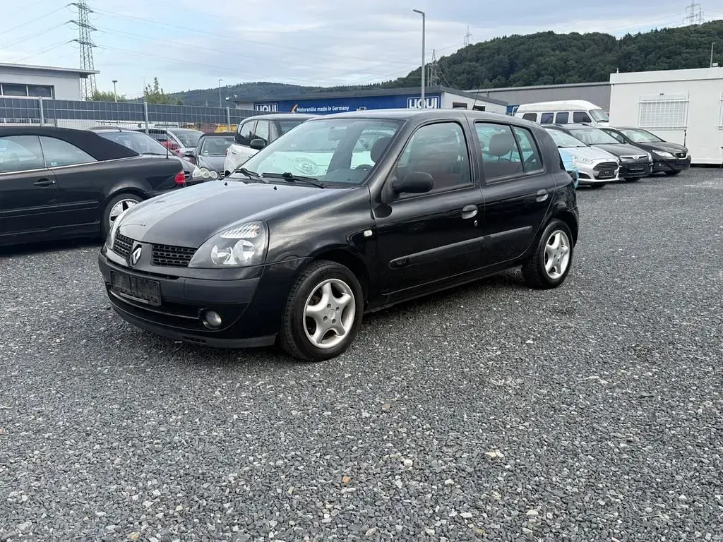 Gebraucht Renault Clio II Authentique 75 PS (55 kW) 2003 Schwarz Limousine