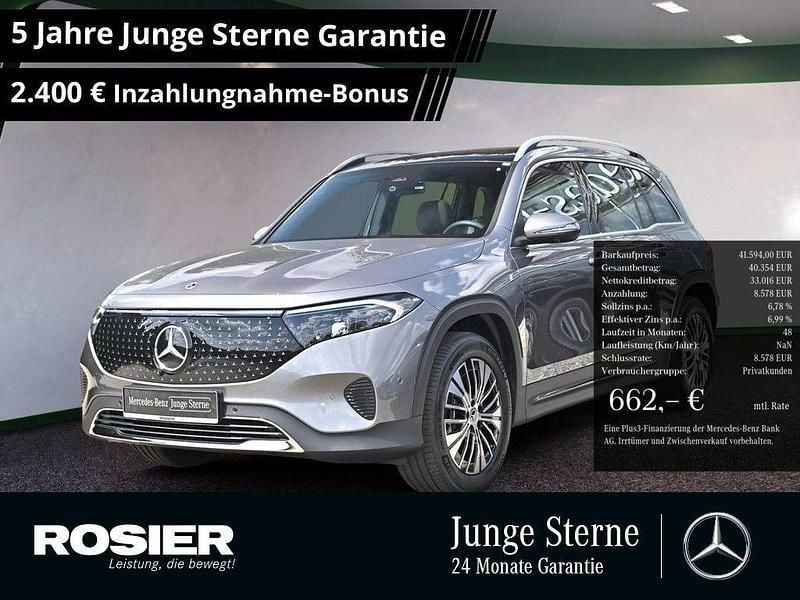 Grau / mountaingrau (metallic) Gebraucht 2024 Mercedes EQB350 Advanced Plus SUV | 41.594 € (Fairer Preis) - Bild 1/4