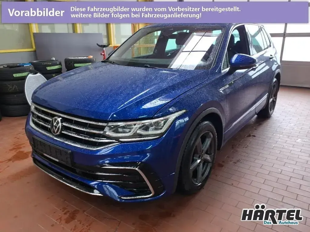 Gebraucht VW Tiguan R-line 200 PS (147 kW) 2021 Lapiz blue, metallic SUV