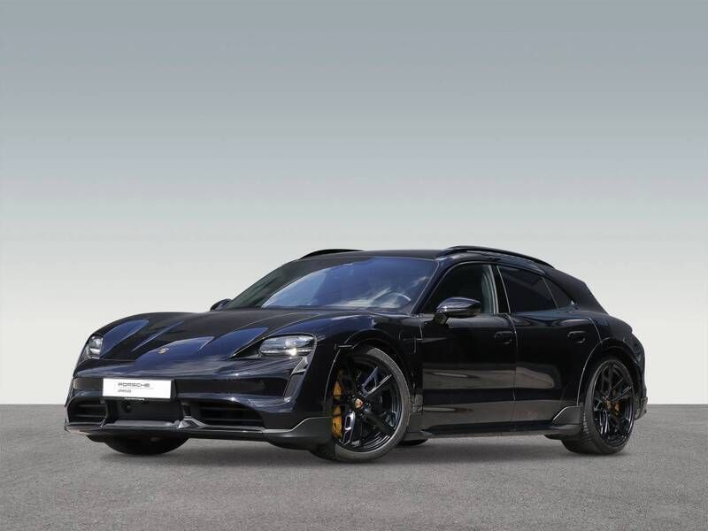 Tiefschwarzmetallic Gebraucht 2023 Porsche Taycan Turbo S Cross Turismo Limousine | 122.900 € (Teuer) - Bild 1/4
