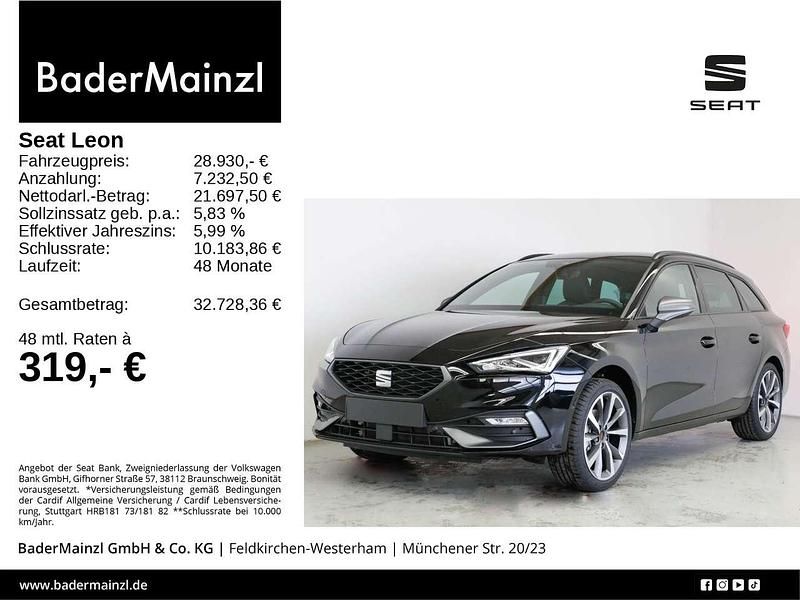 Schwarz Gebraucht 2025 Seat Leon ST Beats Kombi | 28.930 € (Teuer) - Bild 1/3