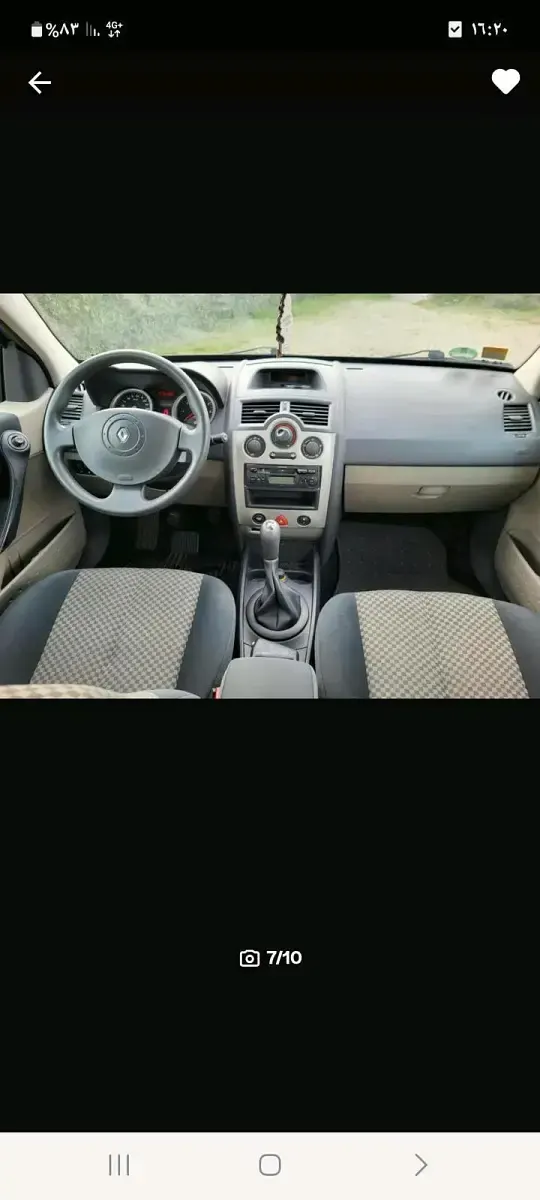 Gebraucht Renault Mégane 112 PS (82 kW) 2004 Blau Kleinwagen