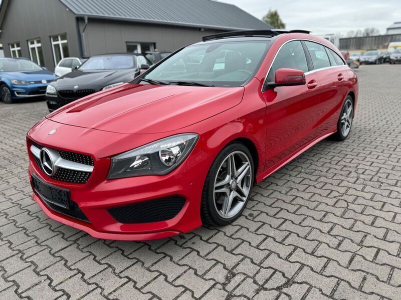 Rot Gebraucht 2016 Mercedes CLA220 AMG Limousine | 13.900 € (Fairer Preis) - Bild 1/4