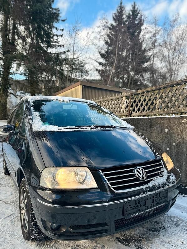 Schwarz Gebraucht 2008 VW Sharan Van / Kleinbus | 2.950 € (Guter Preis) - Bild 1/4