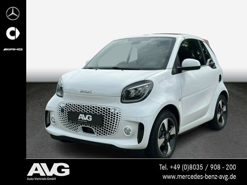 Weiß Gebraucht 2021 Smart ForTwo Electric Drive Cabrio | 11.800 € (Guter Preis) - Bild 1/4