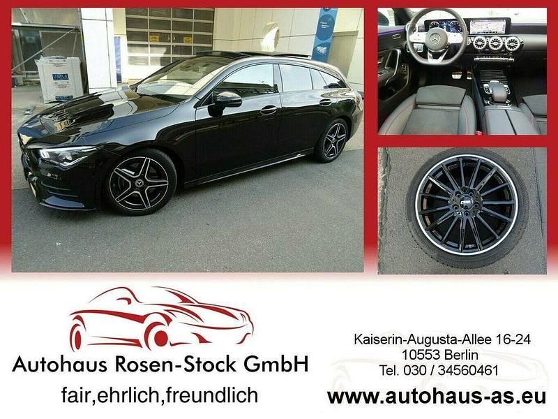 Nachtschwarz Gebraucht 2020 Mercedes CLA200 Shooting Brake AMG line Kombi | 27.900 € (Fairer Preis) - Bild 1/3