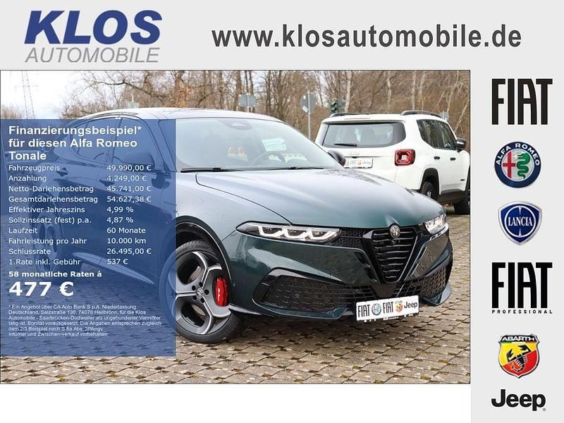 Neu Alfa Romeo Tonale Veloce 174 PS (127 kW) 2026 Gruen SUV