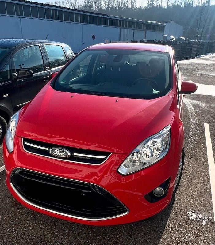 Gebraucht Ford C-MAX Titanium 125 PS (91 kW) 2011 Rot Van / Kleinbus