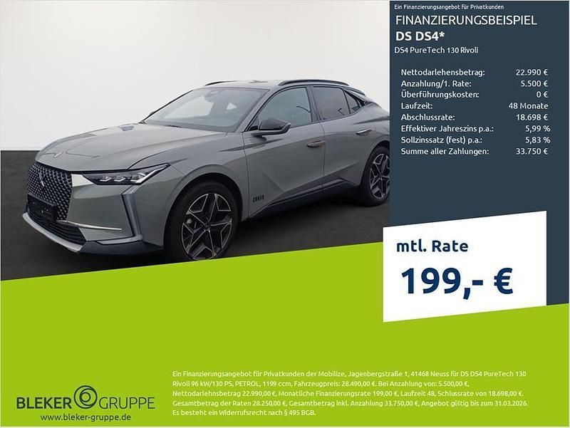 Grau Gebraucht 2023 DS Automobiles DS4 Crossback Rivoli SUV | 28.490 € (Fairer Preis) - Bild 1/3