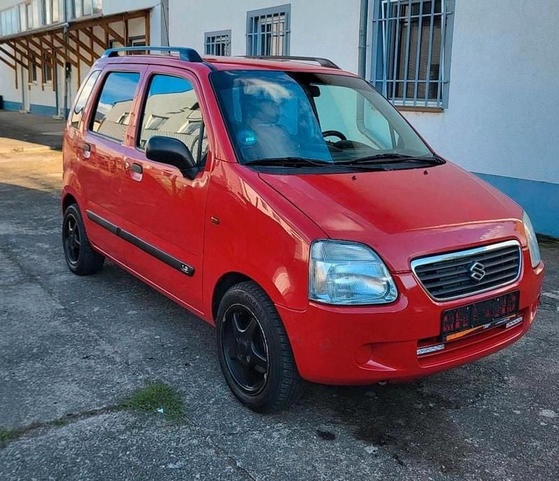 Rot Gebraucht 2002 Suzuki Wagon R+ Kleinwagen | 1.700 € (Fairer Preis) - Bild 1/4