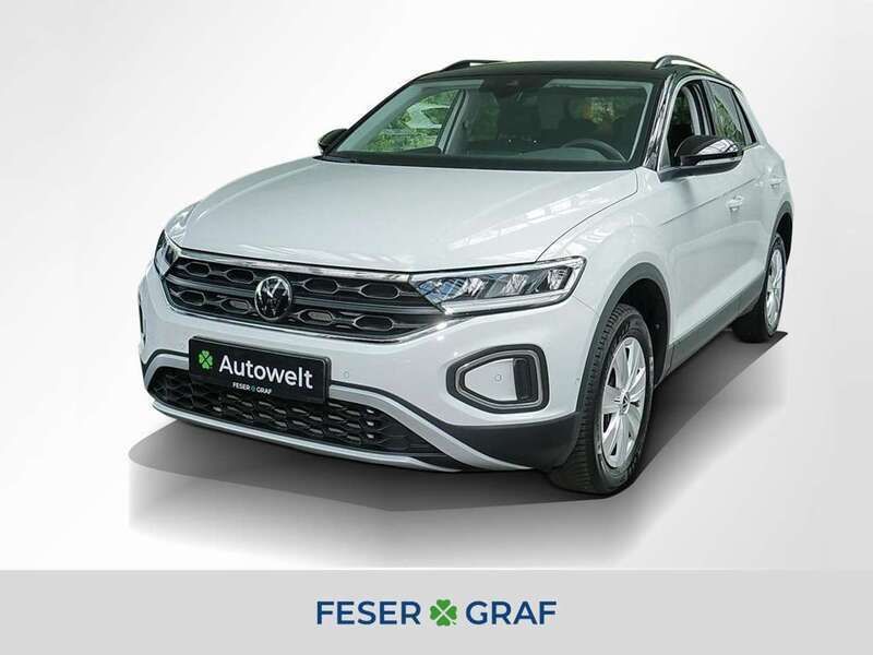Pure white schwarz Gebraucht 2024 VW T-Roc SUV | 28.305 € (Superpreis) - Bild 1/4