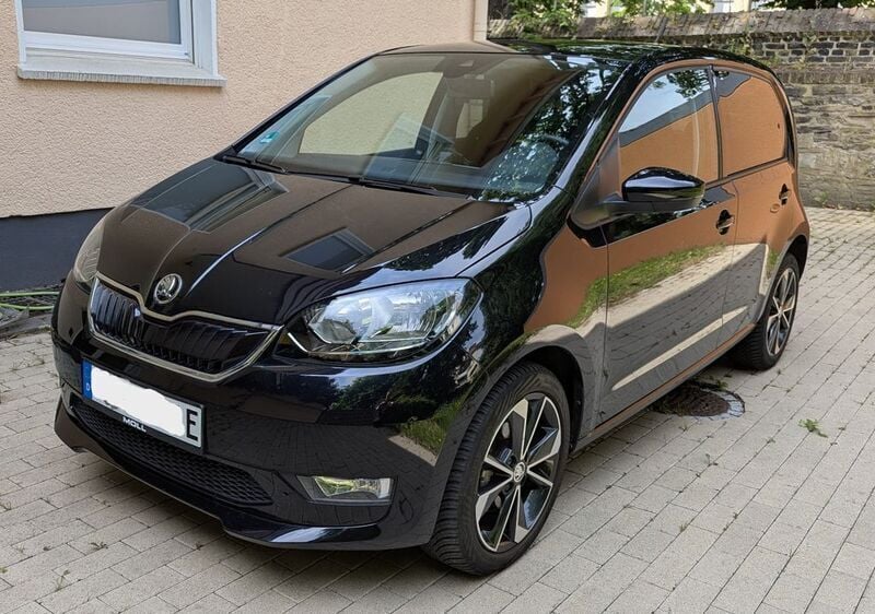 Schwarz Gebraucht 2020 Skoda Citigo-e IV Style Kleinwagen | 11.490 € (Guter Preis) - Bild 1/4