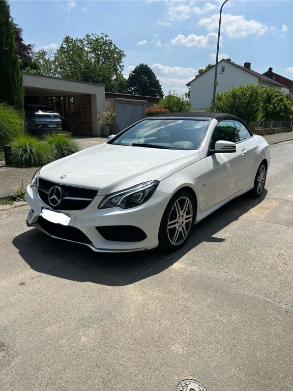 Weiß Gebraucht 2016 Mercedes E220 Sport Edition Cabrio | 26.999 € (Superpreis) - Bild 1/4