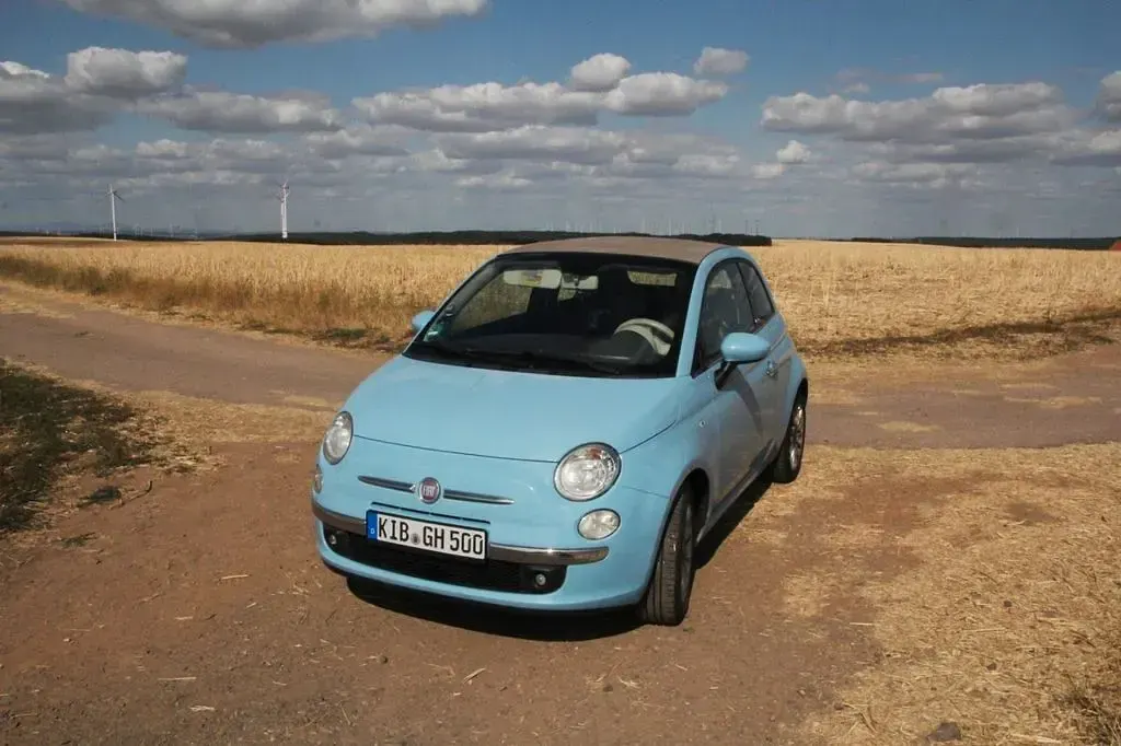 Gebraucht Fiat 500C Lounge 86 PS (63 kW) 2011 Blau Cabrio