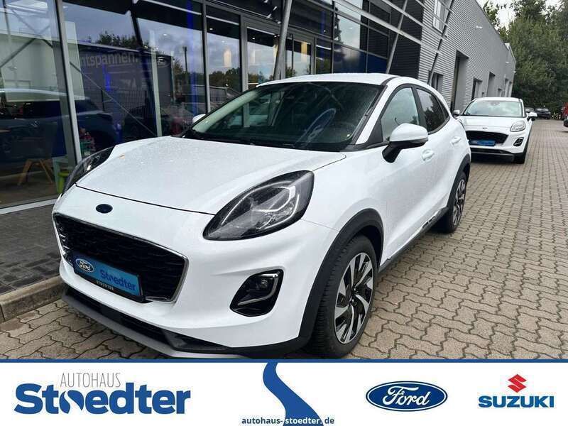 Frostweiß Gebraucht 2023 Ford Puma Titanium SUV | 24.490 € (Teuer) - Bild 1/4