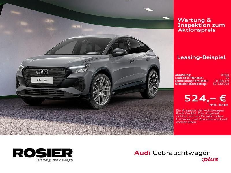 Grau / kieselgrau Gebraucht 2025 Audi Q4 Sportback e-tron Comfort SUV | 50.330 € (Etwas zu teuer) - Bild 1/4