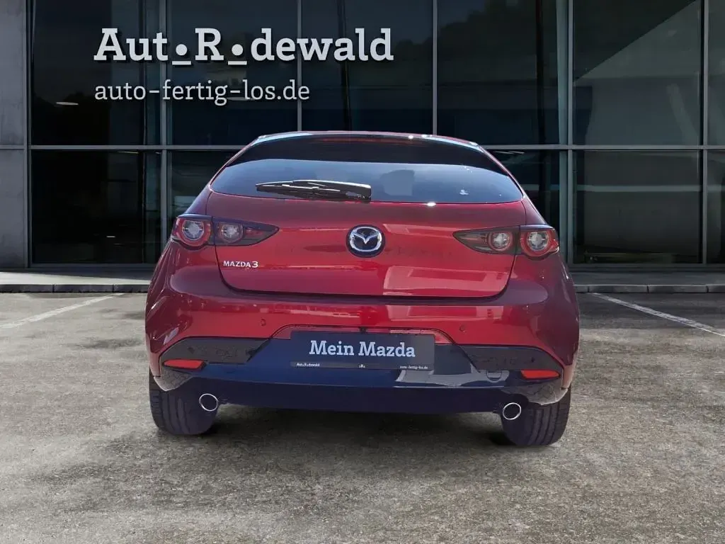 Neu Mazda 3 Exclusive-Line 140 PS (102 kW) 2026 Soul red crystal metallic Limousine