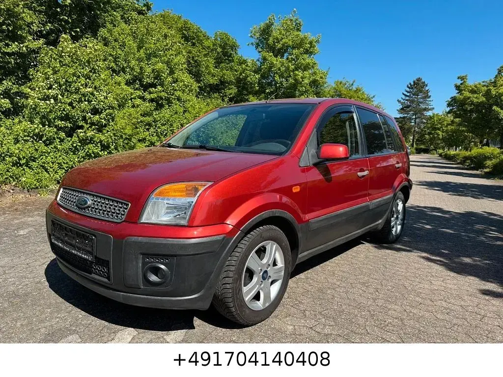 Brugt Ford Fusion 80 HK (58 kW) 2007 Rød Hatchback