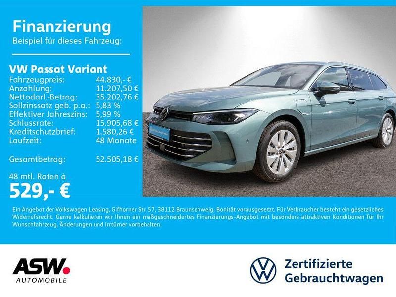 Maripositgrün metallic Gebraucht 2024 VW Passat Business Kombi | 44.830 € (Guter Preis) - Bild 1/4