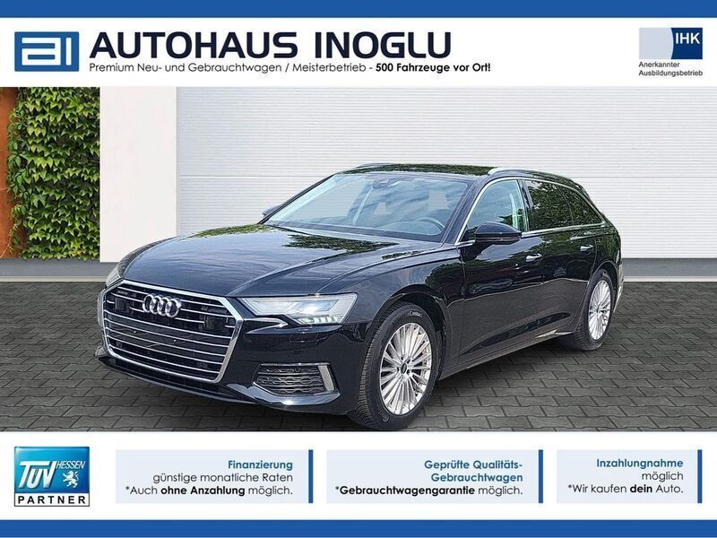Schwarz mythosschwarz metallic (metallic) Gebraucht 2023 Audi A6 Design Kombi | 39.380 € (Guter Preis) - Bild 1/4