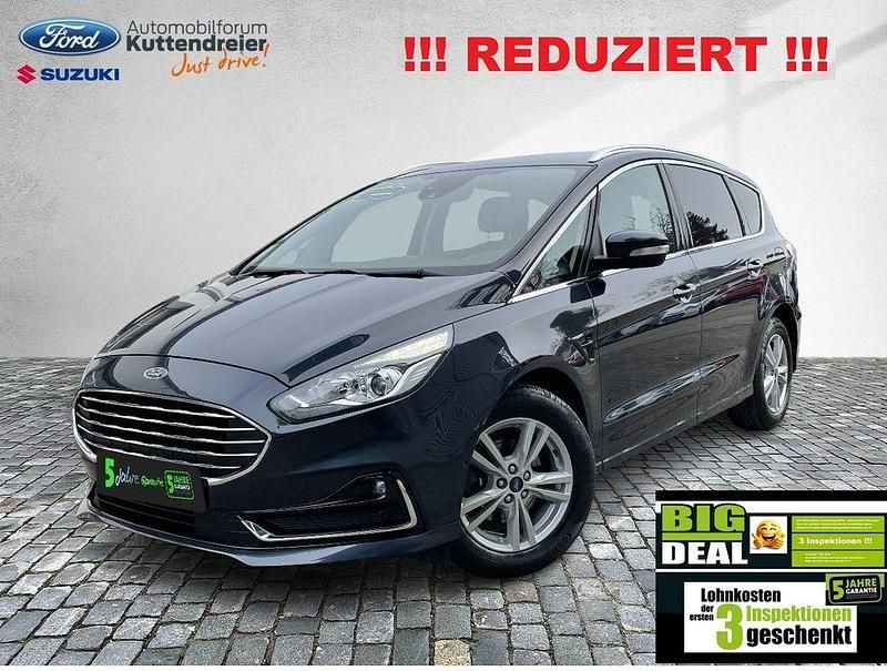 Gebraucht Ford S-MAX Titanium 150 PS (110 kW) 2021 Pantherblau metallic Van / Kleinbus