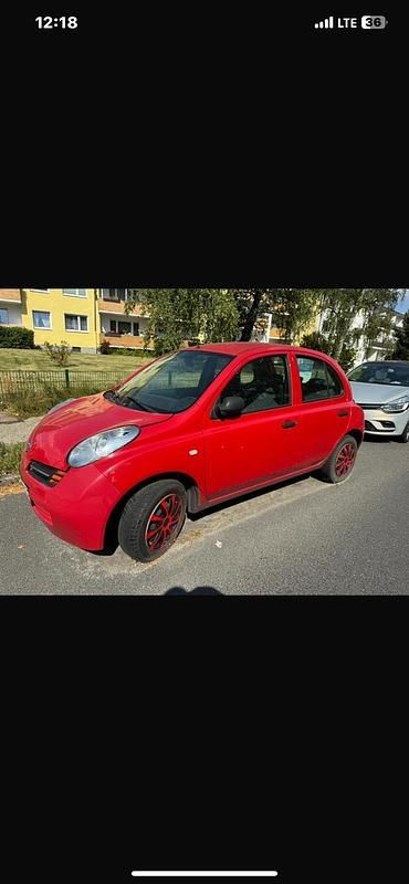 Rot Gebraucht 2006 Nissan Micra Kleinwagen | 1.200 € - Bild 1/4