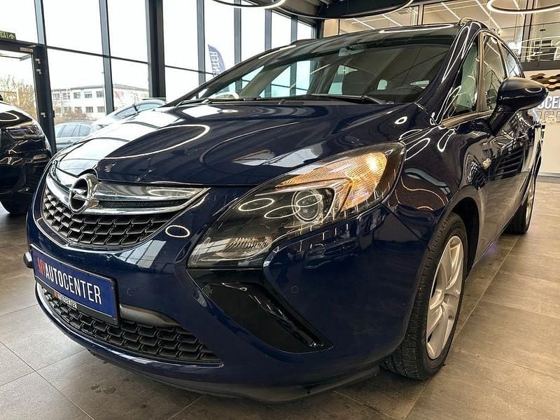 Gebraucht Opel Zafira Tourer Edition 140 PS (102 kW) 2012 Blau Van / Kleinbus