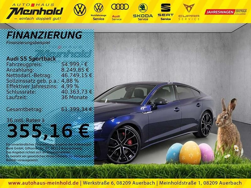 Gebraucht Audi S5 Ambiente 341 PS (250 kW) 2023 Navarrablau metallic Limousine