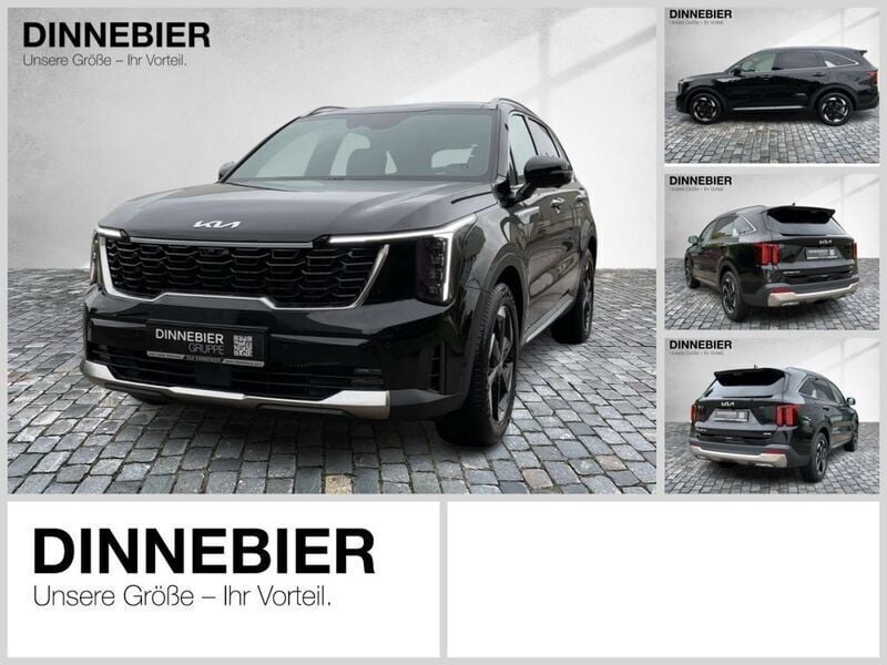 Auroraschwarz metallic Neu 2025 Kia Sorento 3 SUV | 64.490 € (Teuer) - Bild 1/4