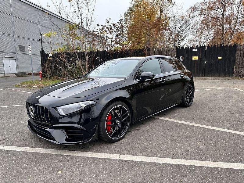 Schwarz Gebraucht 2022 Mercedes A45 AMG Advanced Plus Limousine | 42.900 € (Superpreis) - Bild 1/4