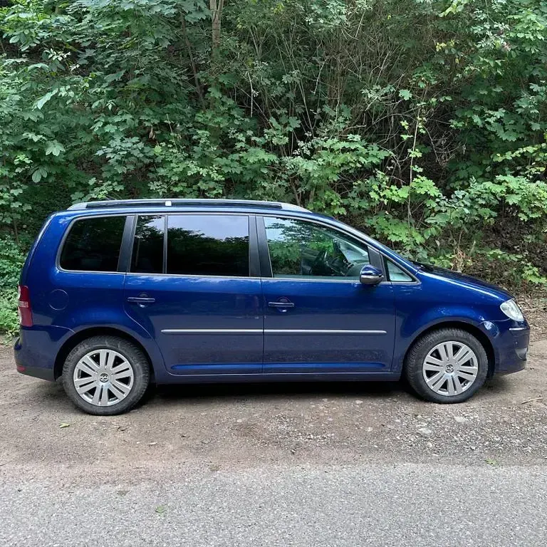 Gebraucht VW Touran Highline 170 PS (125 kW) 2009 Blau Van / Kleinbus
