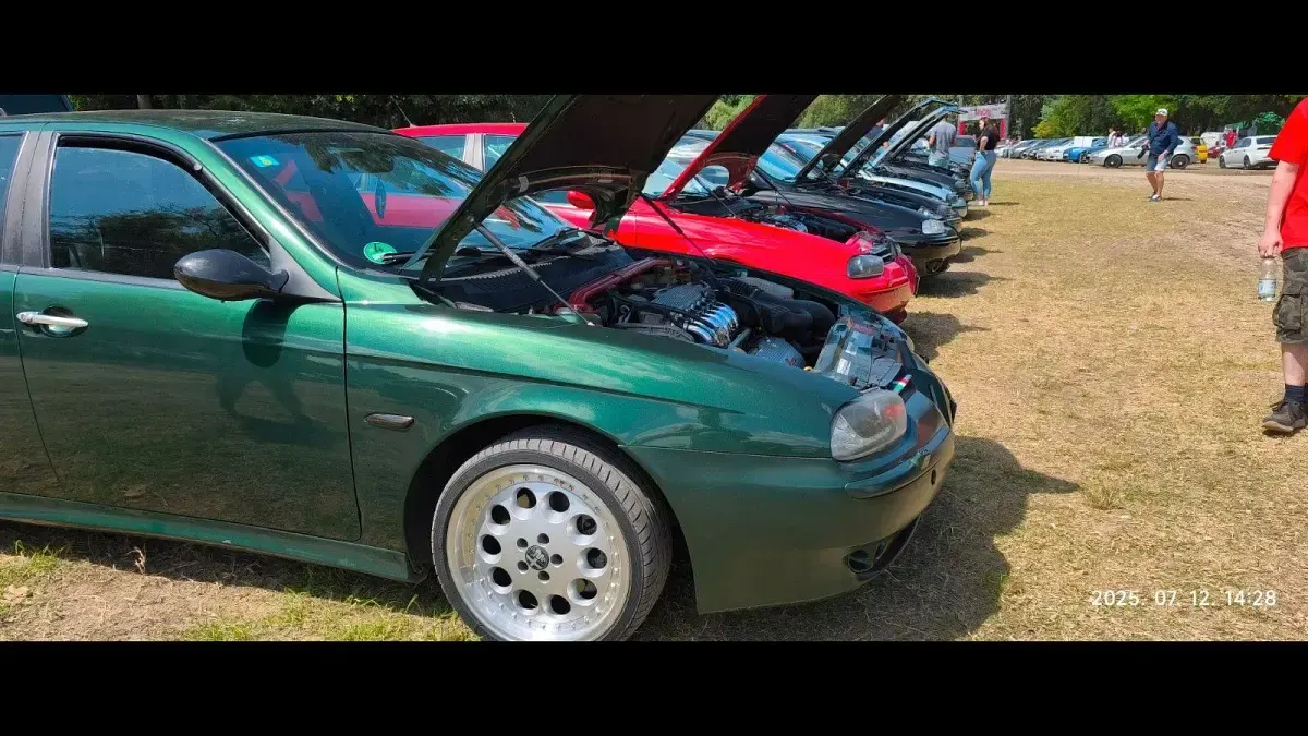 Gebraucht Alfa Romeo 156 192 PS (141 kW) 2002 Grün Kombi