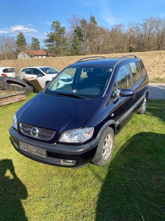 Gebraucht Opel Zafira Elegance 125 PS (91 kW) 2003 Blau Van / Kleinbus