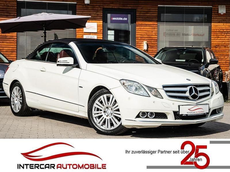 Calcitweiss unilack Gebraucht 2010 Mercedes E220 Avantgarde Cabrio | 8.590 € (Superpreis) - Bild 1/4