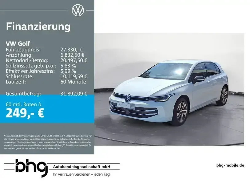Gebraucht VW Golf VIII Life 150 PS (110 kW) 2025 Limousine