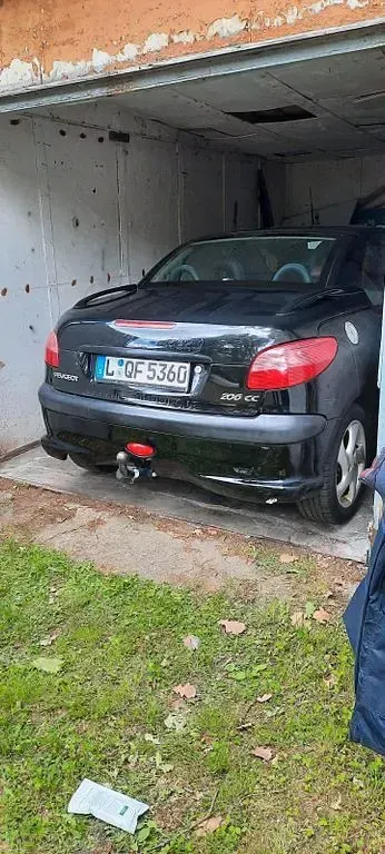 Gebraucht Peugeot 206 CC Platinum 109 PS (80 kW) 2002 Schwarz Cabrio